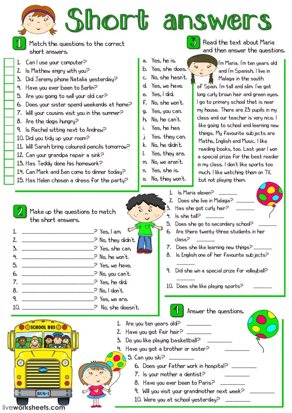 Elementary упражнения. Yes/no questions в английском языке. Do does вопросы короткие ответы Worksheet. To be задания на английском. Short answers Worksheets в английском языке.