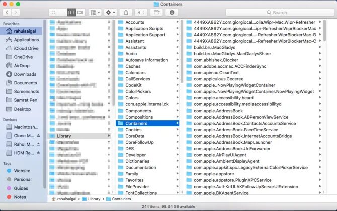 Var lib containers