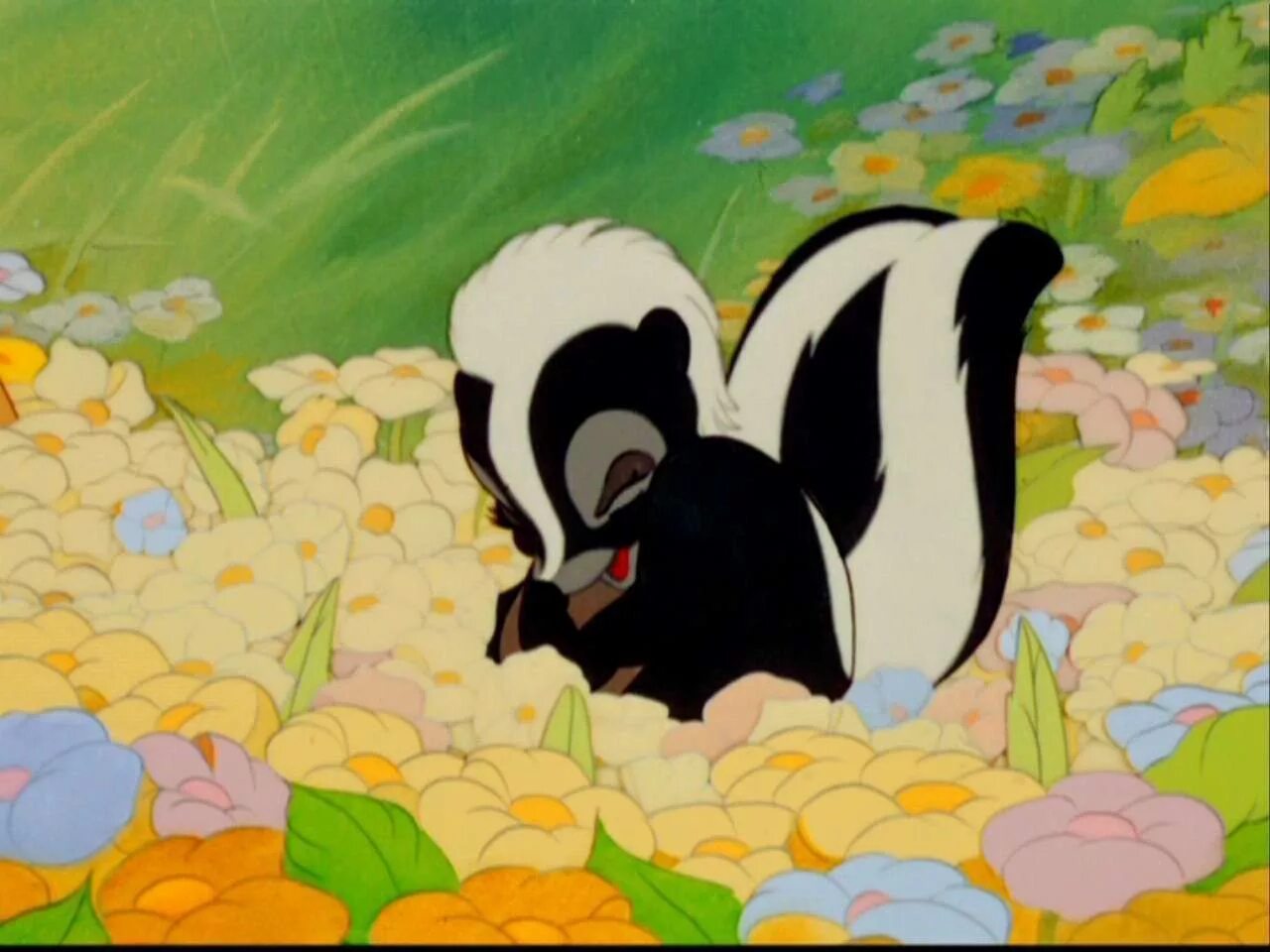 Мультфильм бэмби скунсы. Бэмби скунс. Олененок бэмби скунс. Мультик бэмби скунс. Скунс из бэмби.