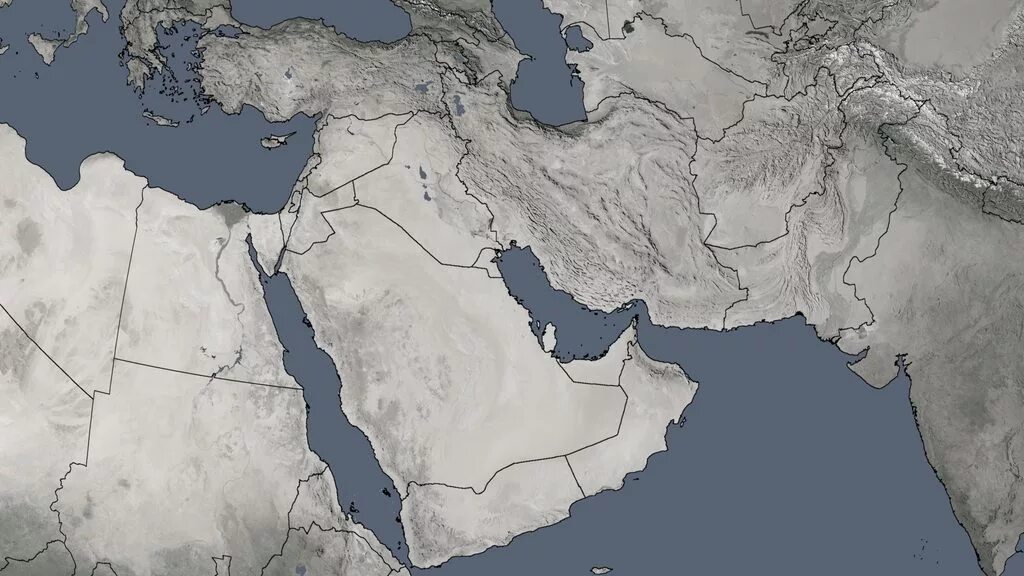 Ближний восток. Карта ближнего востока. Карта рельефа ближнего востока. Карта ближнего востока и средней азии. Карта ближнего востока без надписей.