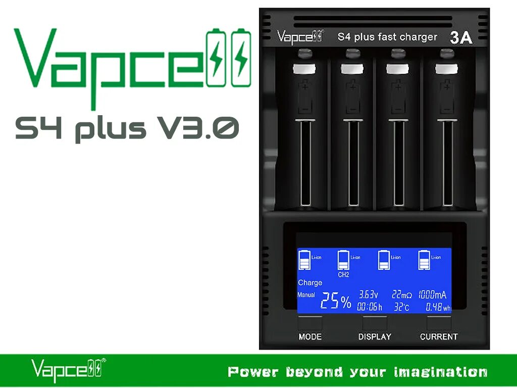 Vapcell s4 plus v 3.0. Vapcell s4 plus v 3.0