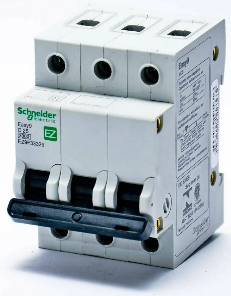 Автоматический выключатель Schneider Electric easy 9 3p (c) 4,5ka 25 а. Автоматические выключатели Schneider Electric easy9. Автоматический выключатель Шнайдер электрик 25а. Автоматический выключатель Schneider Electric 3p 4а. Автоматический выключатель 3p 32а