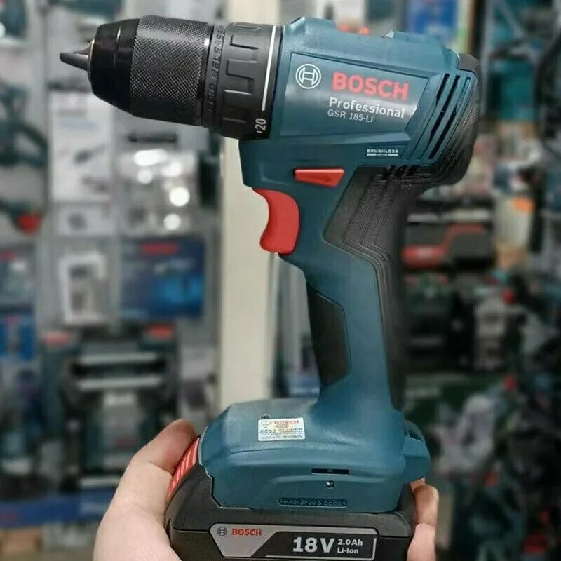 Дрель шуруповерт bosch gsr 185 li. Gsr 185. бесщеточный шуруповерт бош. шуруповёрт бош безщёточный аккумуляторный. gbh-185li..