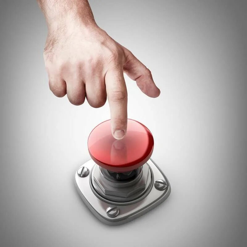 Pressing the button