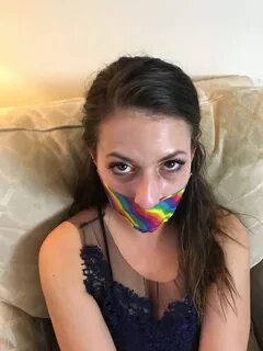 is enjoying being a lovely bound and gagged surprise for me in Indica'...