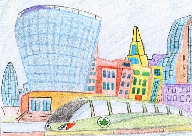 Мое будущее 3 класс. Город будущего рисунок. Школа будущего рисунок. Город будущего рисунок для детей. Эскиз школы будущего.