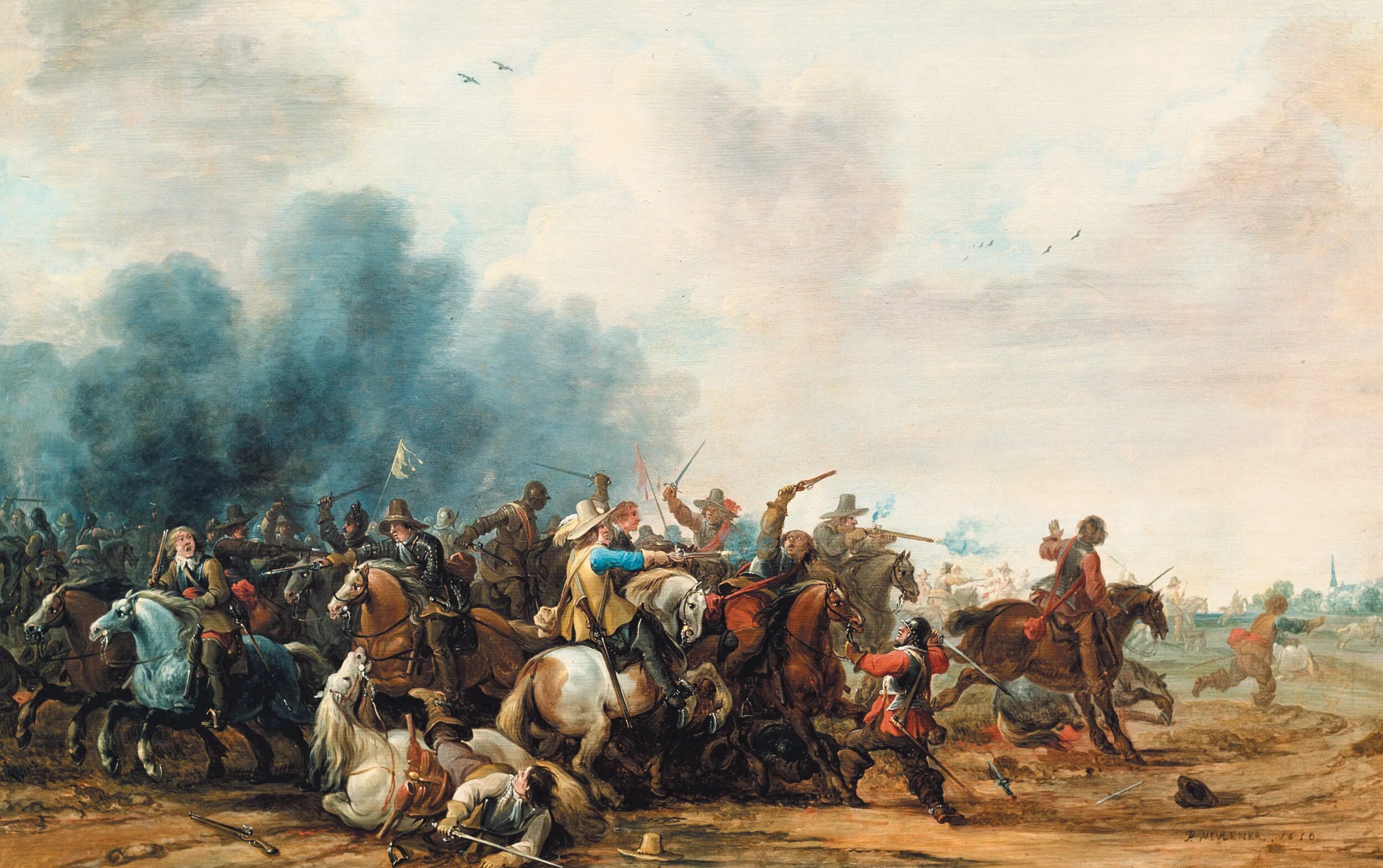 Первая революция в англии. Оливер Кромвель битва при Нейзби. Сражение при Нейзби в Англии 1645. Битва Рокруа 1643. Революция в Англии 1640.
