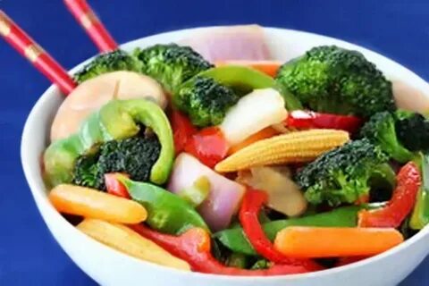 Stir vegetables