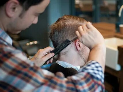 I am having my hair cut