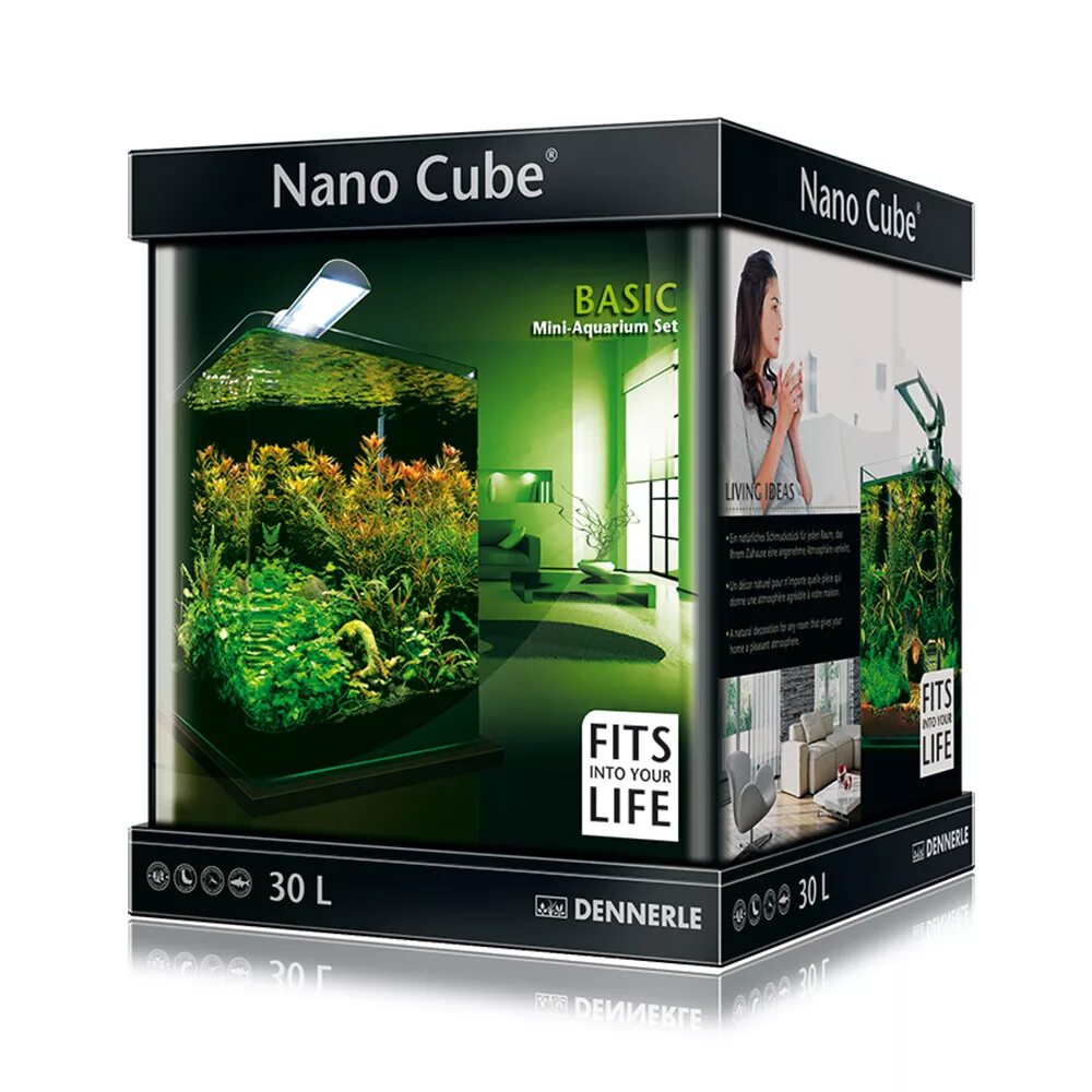 Nano cube. Nano Cube аквариум Dennerle. Нано-аквариум Dennerle NANOCUBE 30л. Dennerle Nano Cube Basic Style led m, 30л. Аквариум Dennerle Nano Cube на 30 л.