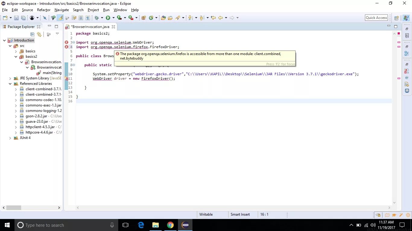 Import by from Selenium. Enter the Eclipse. FF Driver. Selenium WEBDRIVER Firefox can't authorization on proxy. Import webdriver