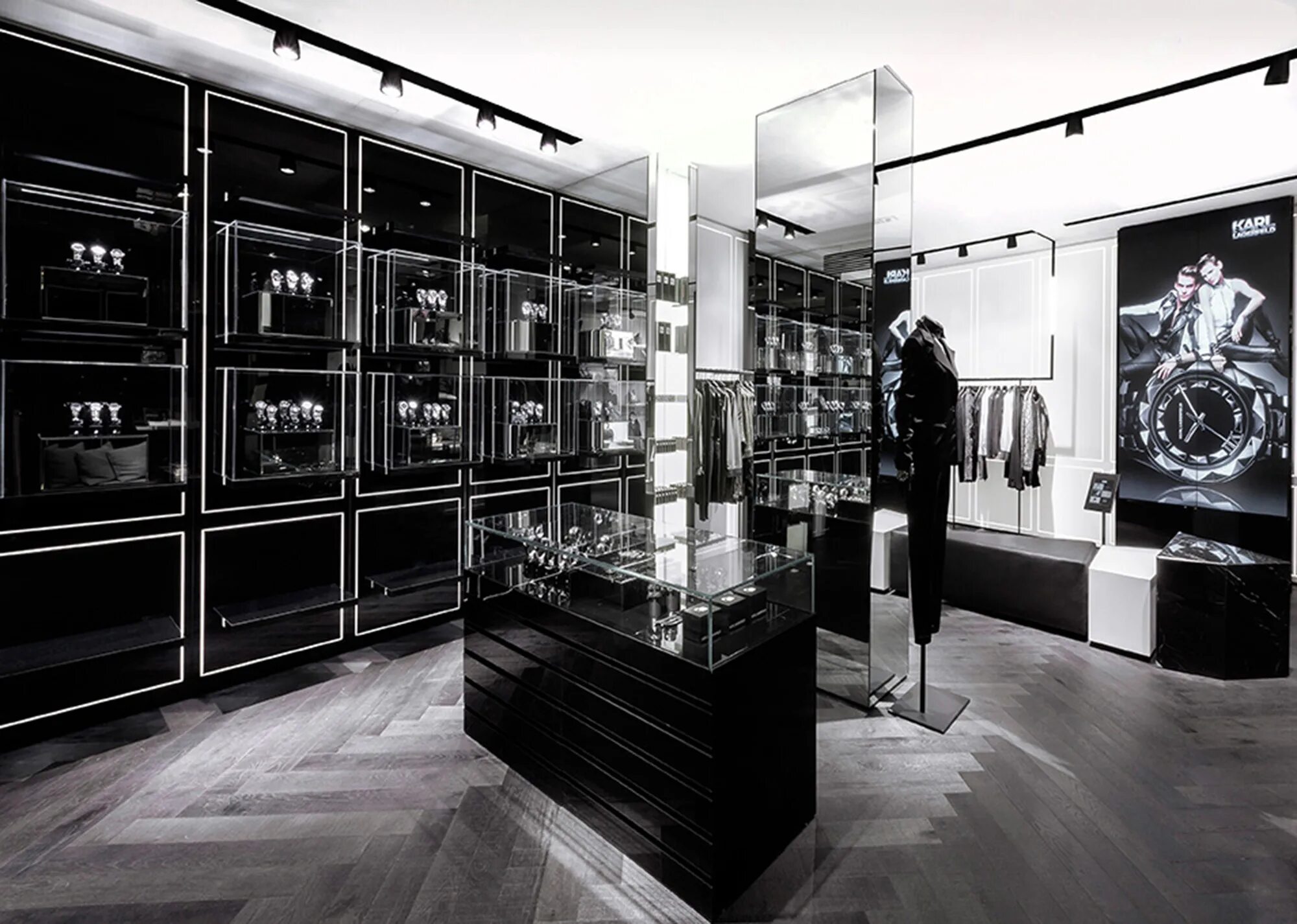 Черные магазины телефонов. Karl Lagerfeld Stores. Магазин Karl Lagerfeld Европейский. Karl Lagerfeld Paris Store.