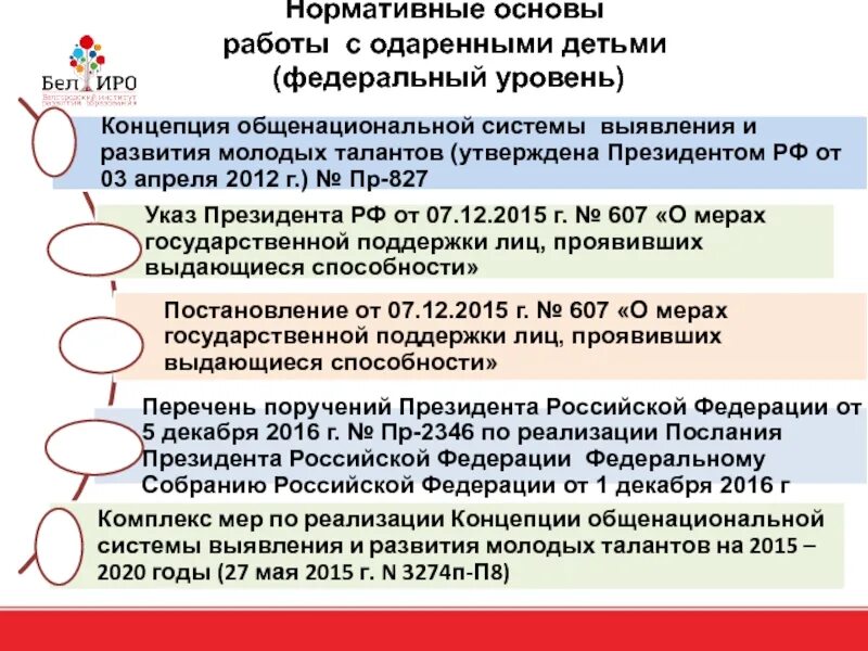 Реализация часть 5. Нормативные документы по работе с одаренными детьми. Документы регламентирующие работу с одаренными детьми. Одаренные дети нормативная база. Документы федерального уровня.