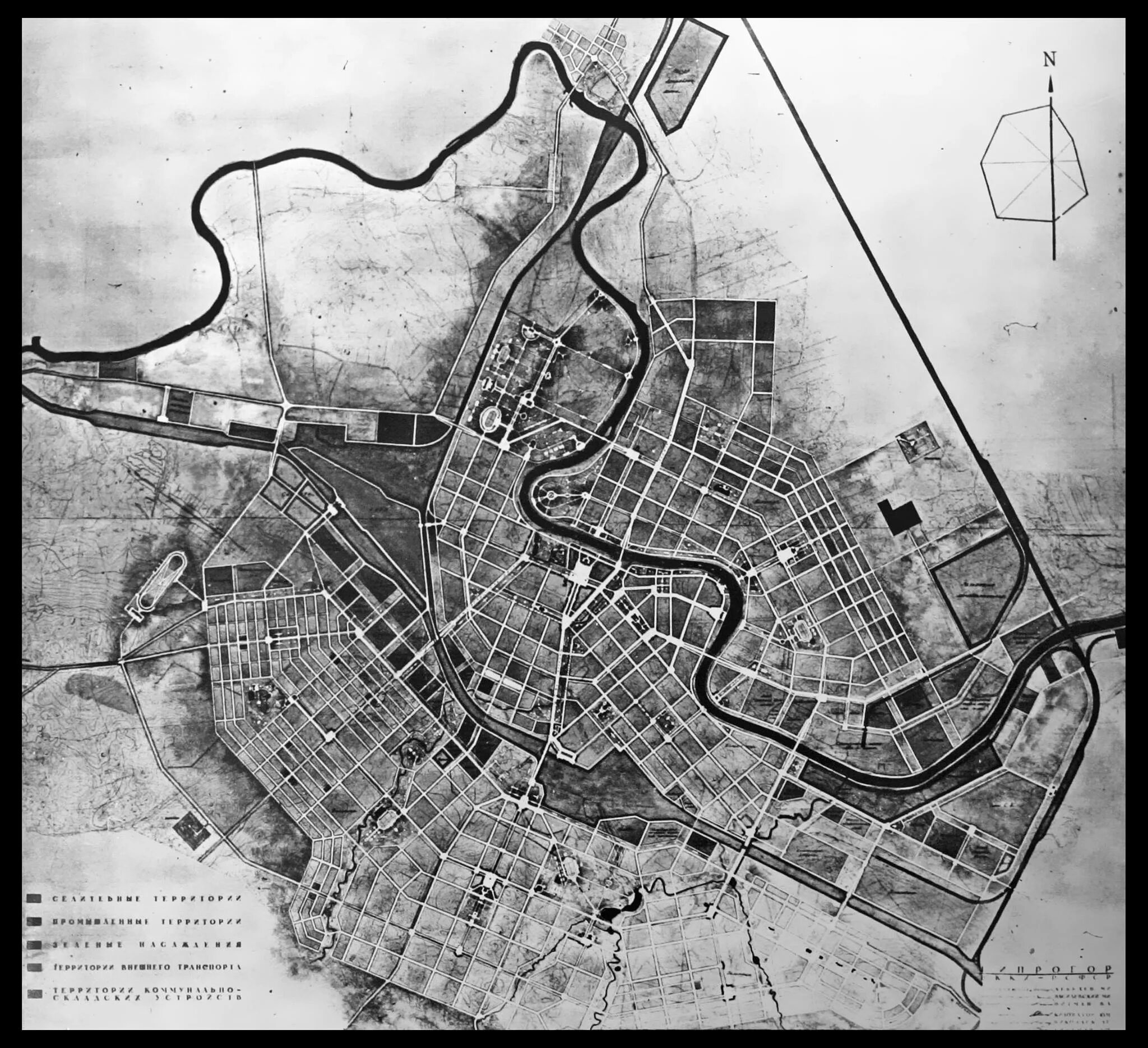 Планы советских городов