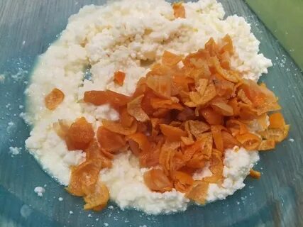 Творог с курагой