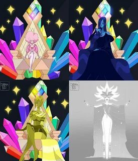 White, Pink, Blue and Yellow Diamond Steven Universe Sarjikset Ja Piirretyt...