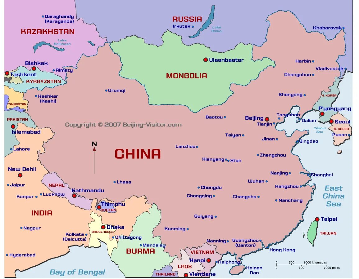 Map of china. Карта Китая. Политическая карта Китая. Rbnnfq YF rfhnt. КНР на карте.