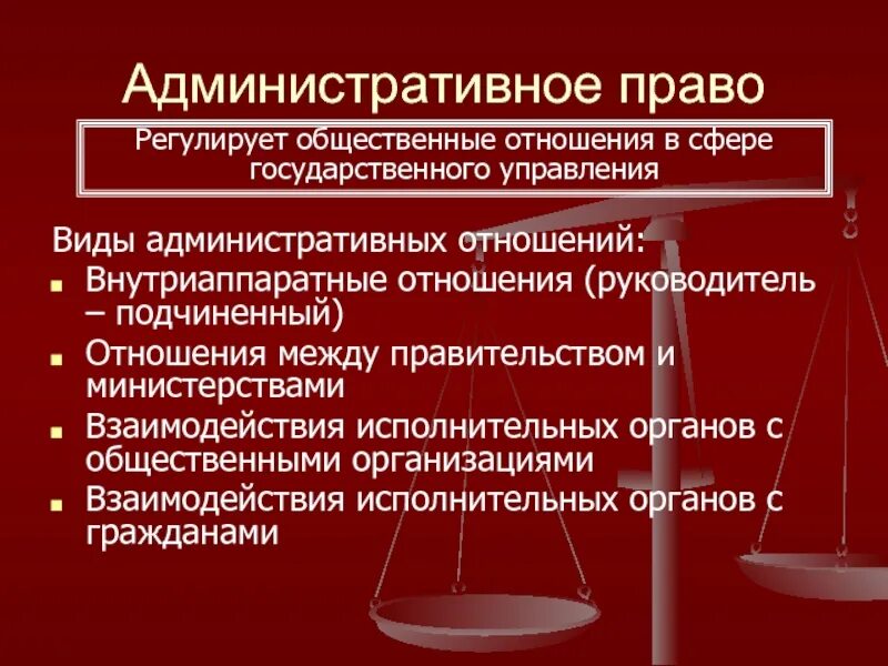 Какие отношения регулирует административное право. Административное право регулирует взаимоотношения. Какие отношения регулируются административным правом.