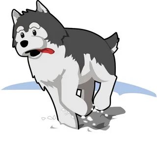 Рисунок собаки лайки