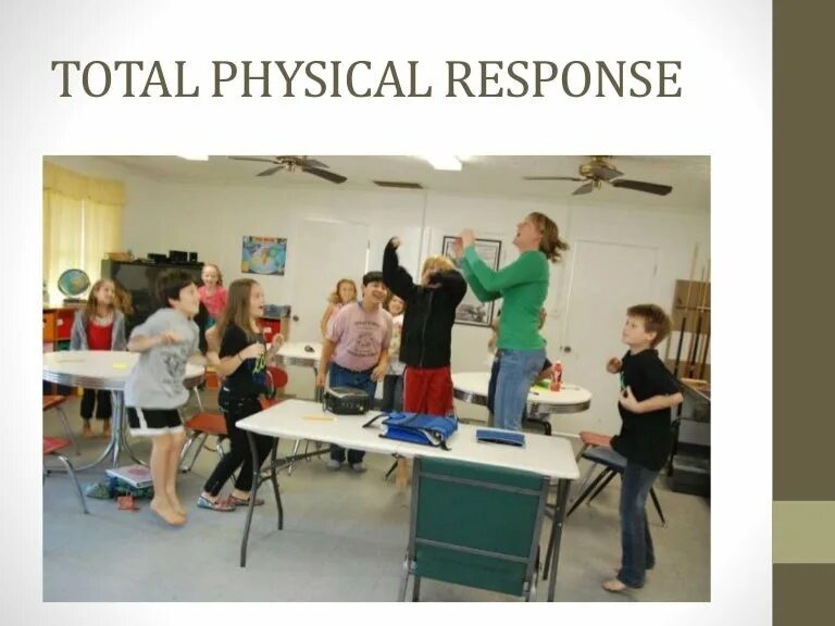 Метод TPR total physical response. Методика TPR. TPR (total physical response) – метод полного физического реагирования. Total physical response в школе.