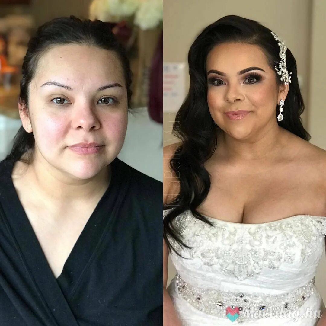 макияж для полного лица.