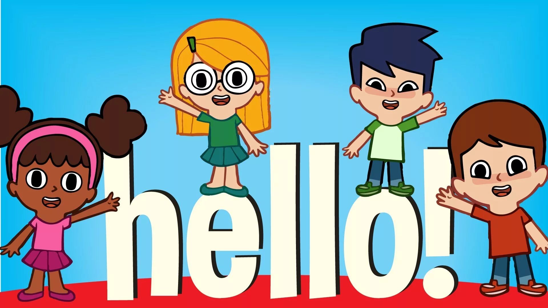 Включи видео английских песен. Картинка hello. Hello for Kids. Приветствия на английском для детей. Hello для детей.