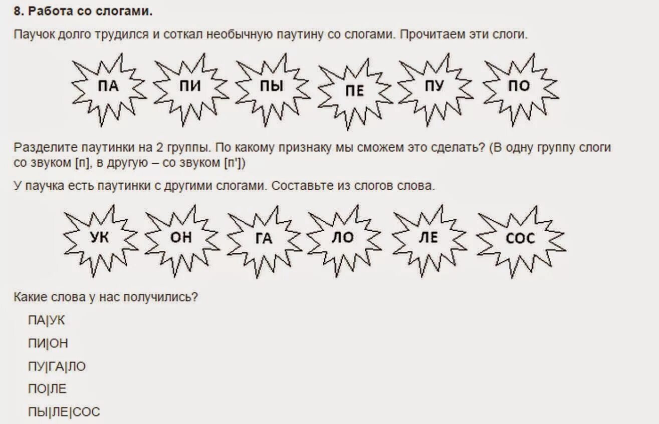 Слоги для чтения дошкольникам. Чтение по слогам для дошкольников 6-7. Составление слогов по картинкам. Деление на слоги для дошкольников задание. Прочитай слоги и составь слова.
