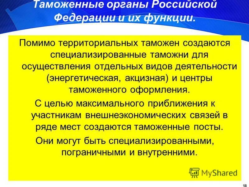 Специализированные органы рф. Специализированные таможни. Специализированные таможенные органы. Специализированные таможенные органы виды. Виды специализации таможенных органов.