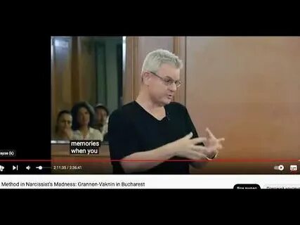 Сэм вакнин нарциссизм