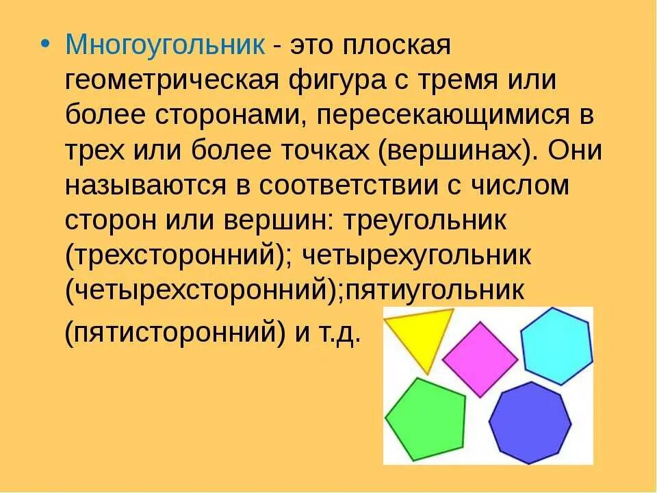 Многоугольник. Определение многоугольника. Тема многоугольники. Слайд многоугольники.