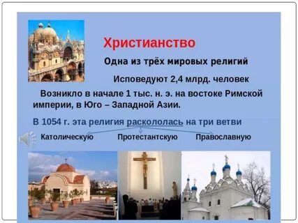 Христианство презентация 4 класс орксэ