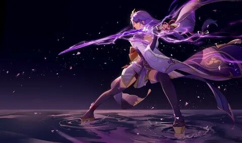 Raiden shogun genshin impact live wallpaper - moewalls