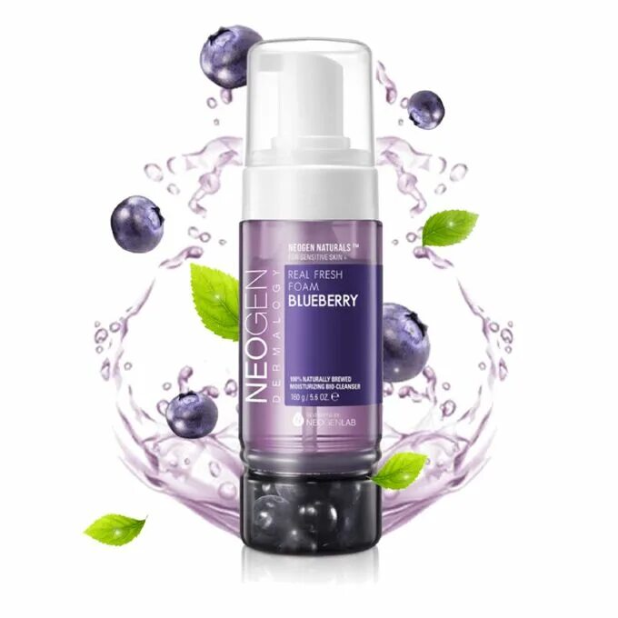 Пенка для умывания с экстрактом черники Neogen real Fresh Foam Blueberry 160гр. Пенка Neogen для умывания. Neogen Dermalogy для умывания. Пенка для умывания Dermalogy real Fresh Foam Cleanser Blueberry.