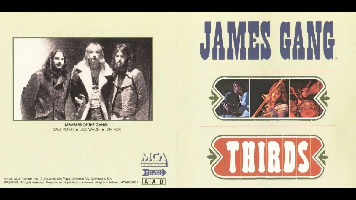 James bang. The James gang 1971. James gang - thirds. James gang thirds 1971. James gang "yer' album".