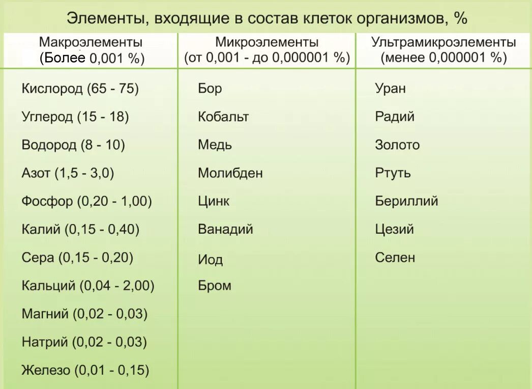 Какие элементы входят состав клетки. Список химических элементов содержащихся в клетках живых организмов. Химические элементы входящие в состав клеток организмов. Компоненты химического состава клетки. Химический состав клетки элементы.