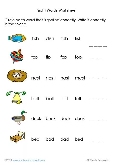 Choose the correctly spelled word. Spelling для детей упражнения. Чтение e Worksheets for Kids. Sight Words Worksheets. Reading Sight Words for Kids.