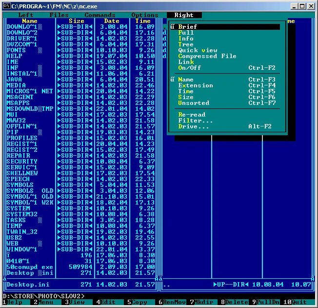 Программная оболочка Norton Commander. Файловый менеджер Norton Commander. Интерфейс Нортон командер. Dos Navigator Norton Commander. Norton commander dos