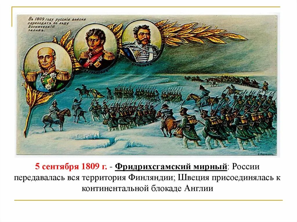 5 Сентября 1809 г Фридрихсгамский Мирный. 1809 Год в истории России. Аландская Экспедиция 1809. 1809 Г. Финляндия при александре 1