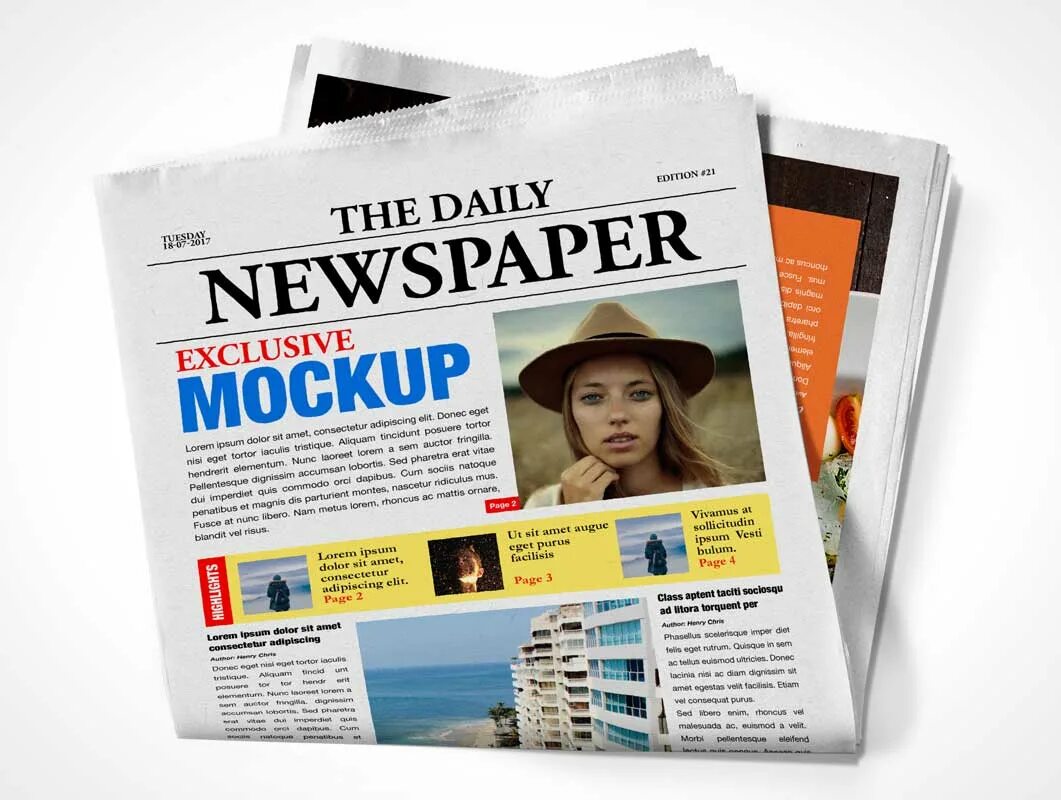 Mockup газета. Газета PSD. Newspaper Mockup. Верстка газеты. Newspaper page