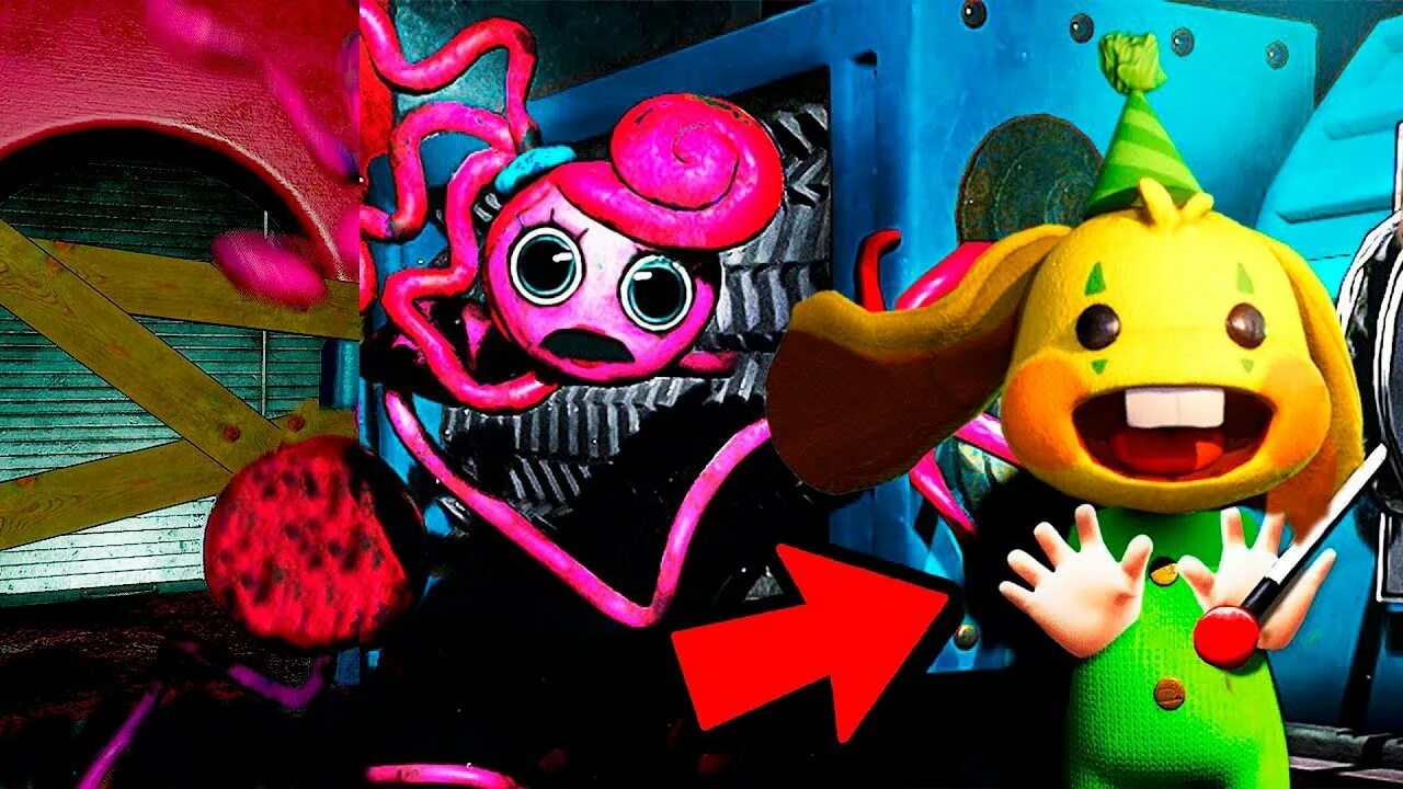 Зеленый зайчик из poppy playtime