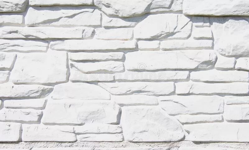 Рваный камень белый. White Flagstone. Уайт стоун