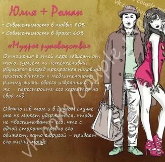 На сколько подходят друг другу имена