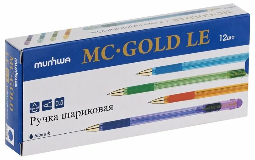 Mc gold ручка. MUNHWA ручка шариковая MC Gold. Ручка шариковая MUNHWA MC Gold le синяя 0.5мм. Ручка MUNHWA MC Gold 0.5. Ручка шариковая масляная с грипом MUNHWA "MC Gold".