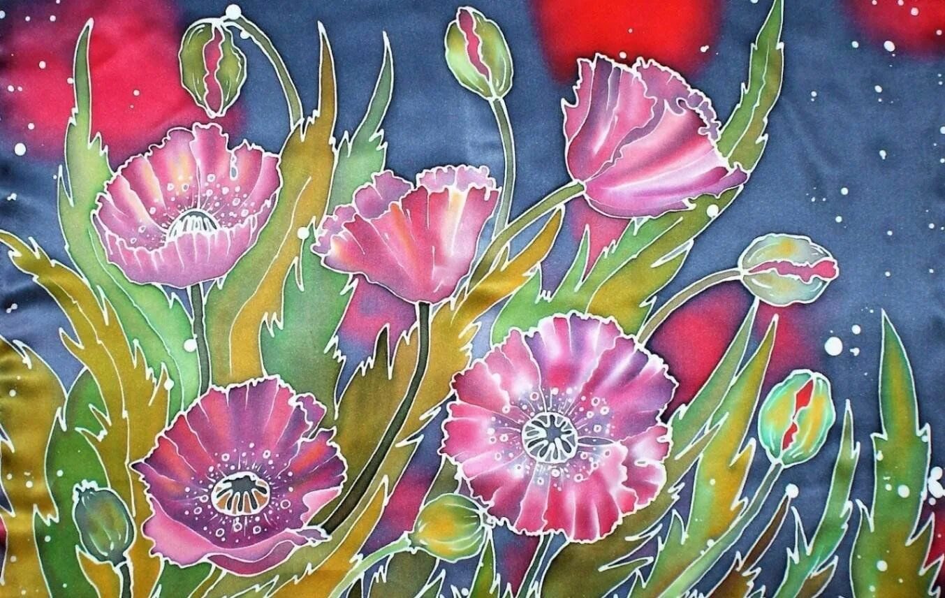 Изделия выполненные в технике батика. Батик Ларисы Лукаш. Холодный батик техника росписи. Холодный батик горячий батик.