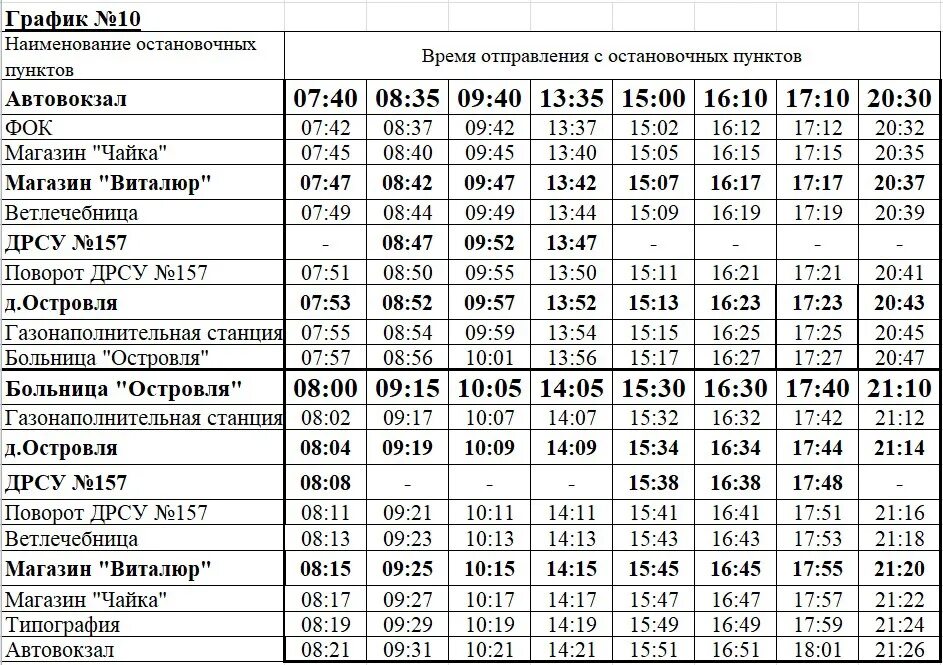 Расписание 214 маршрутки