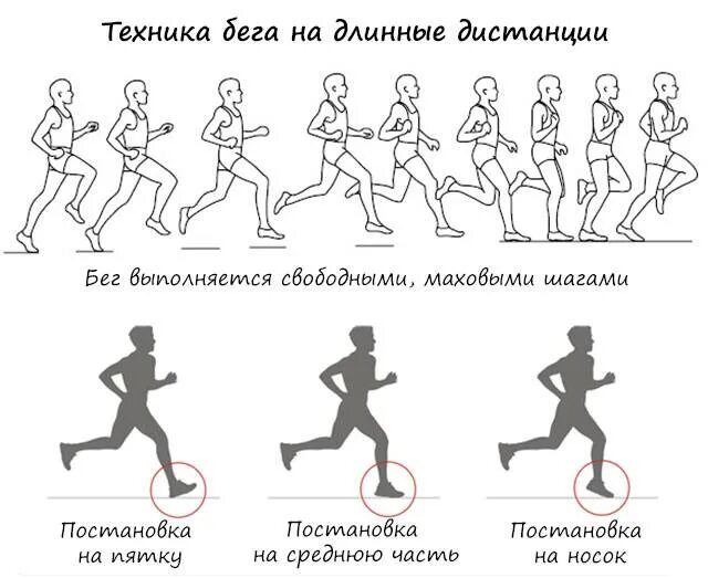 Как правильно шагать. Техника бега на длинные дистанции (2 и3 км ). Правильное положение тела при беге на длинные дистанции. Как правильно бегать быстро на длинные дистанции. Как ставить стопу при беге на длинные дистанции.