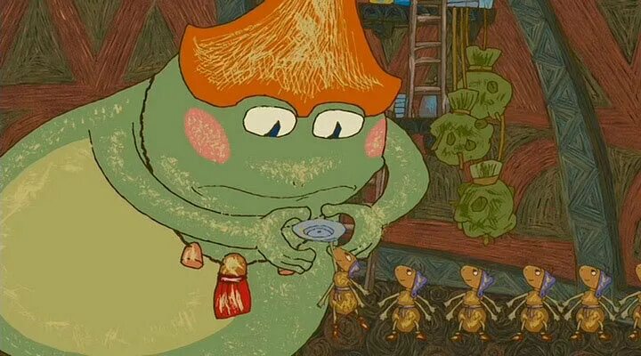 мультфильмы серии гора самоцветов. цыпленок сутеев кораблик. муравей и лягушонок. лягушка и муравьи алтайская сказка. лягушка и муравьи.