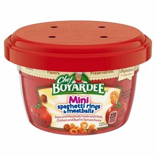 Chef Boyardee Mini-Bites Spaghetti Rings & Meatballs, 7.5 Oz. 