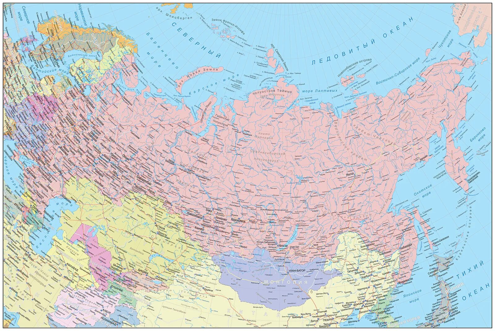 Административная карта россии 2023. Карта РФ 2023 С городами подробная. Карта Российской Федерации 2022. Географическая карта России 2022. Карта России с городами подробная.