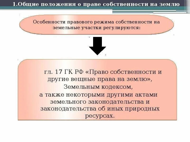 Форма передачи собственности. Общие положения о праве собственности на землю. Положения гражданского кодекса право собственности.